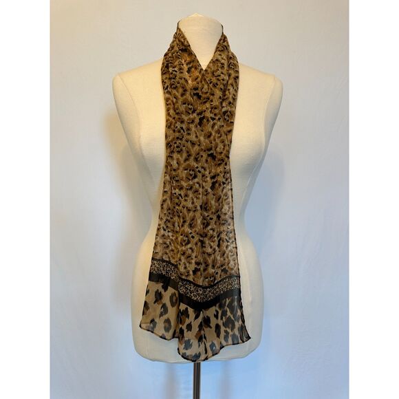 Gorgeous Cejon Leopard Print Scarf - Picture 3 of 4